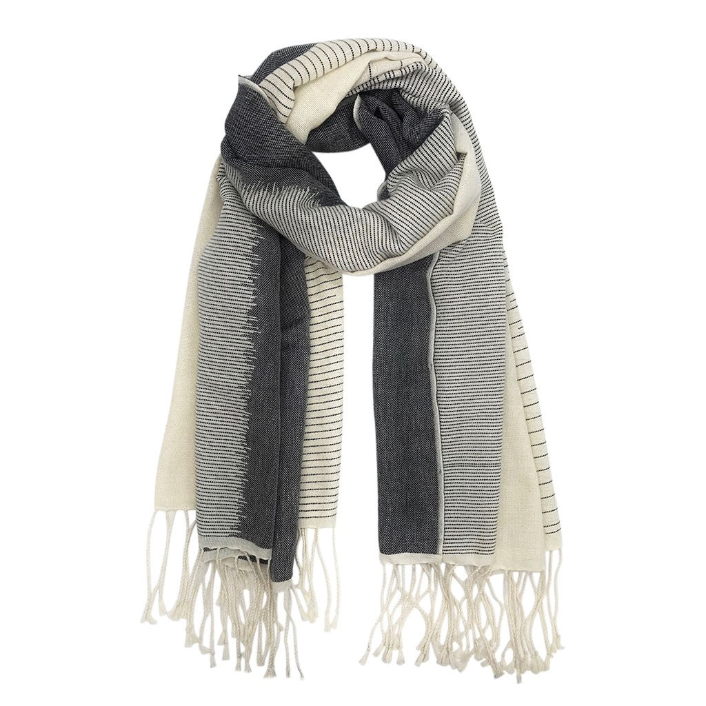 Shop Striped Organic Cotton Scarves from Cambodia | Slate + Salt ...