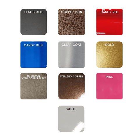 color pallet for powder coating colors