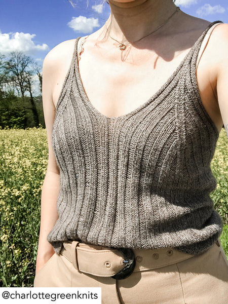 Camisole No 02 - my favourite things knitwear - knitloop Shiny Yak 