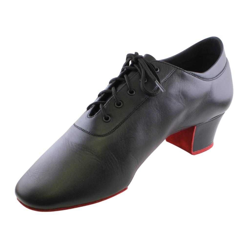 Men's Latin Dance Shoes, 1207 Profi, Black Leather / Red Neoprene – Euro  Glam Dance Boutique