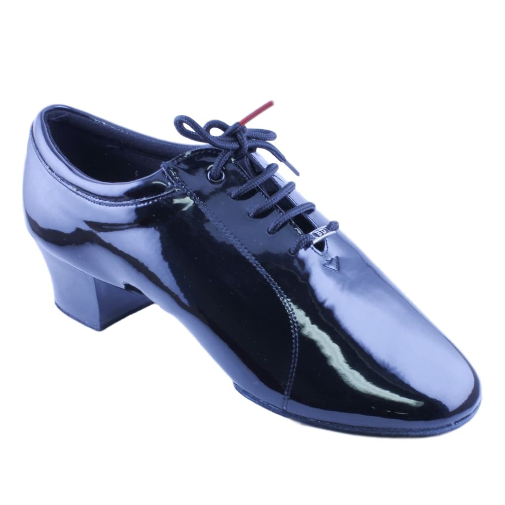 Men's Latin Dance Shoes, Model 419, Black Patent Leather – Euro Glam Dance  Boutique