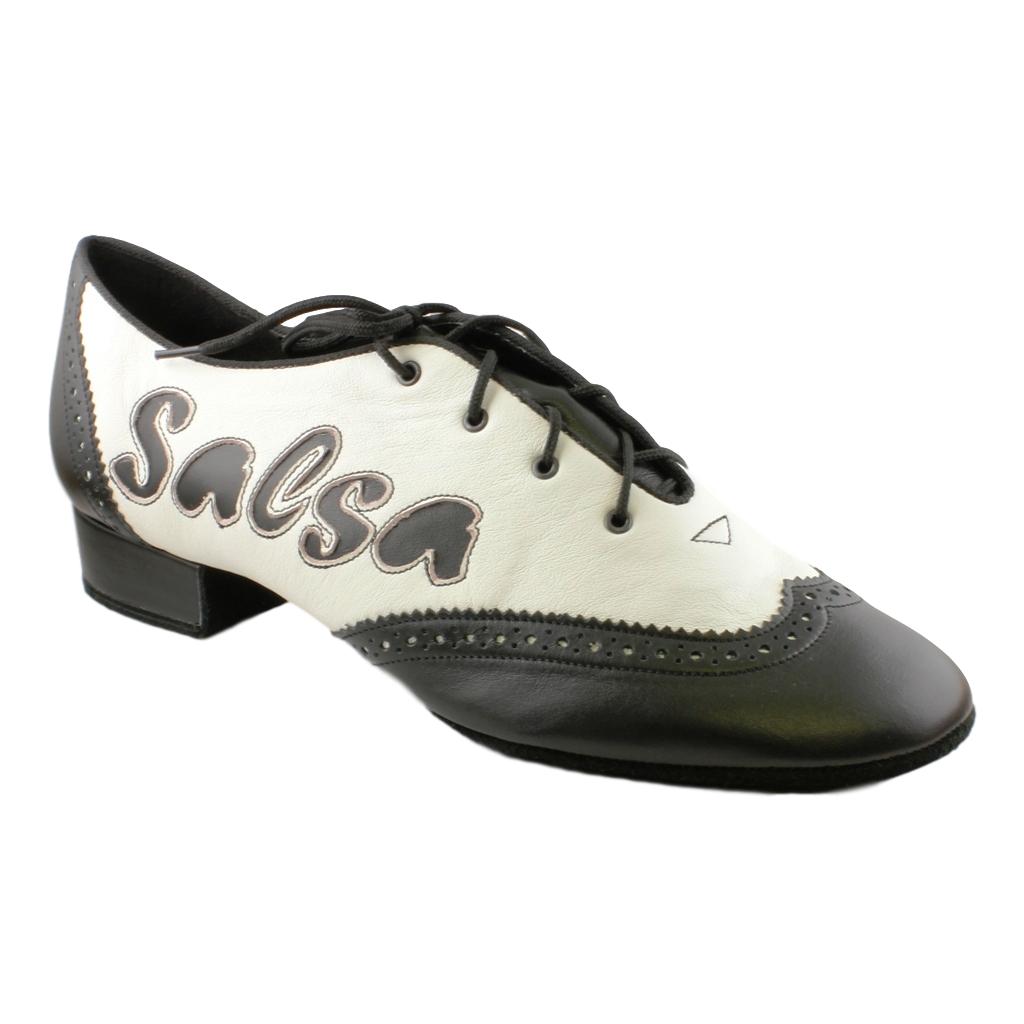 black and white dance shoes mens