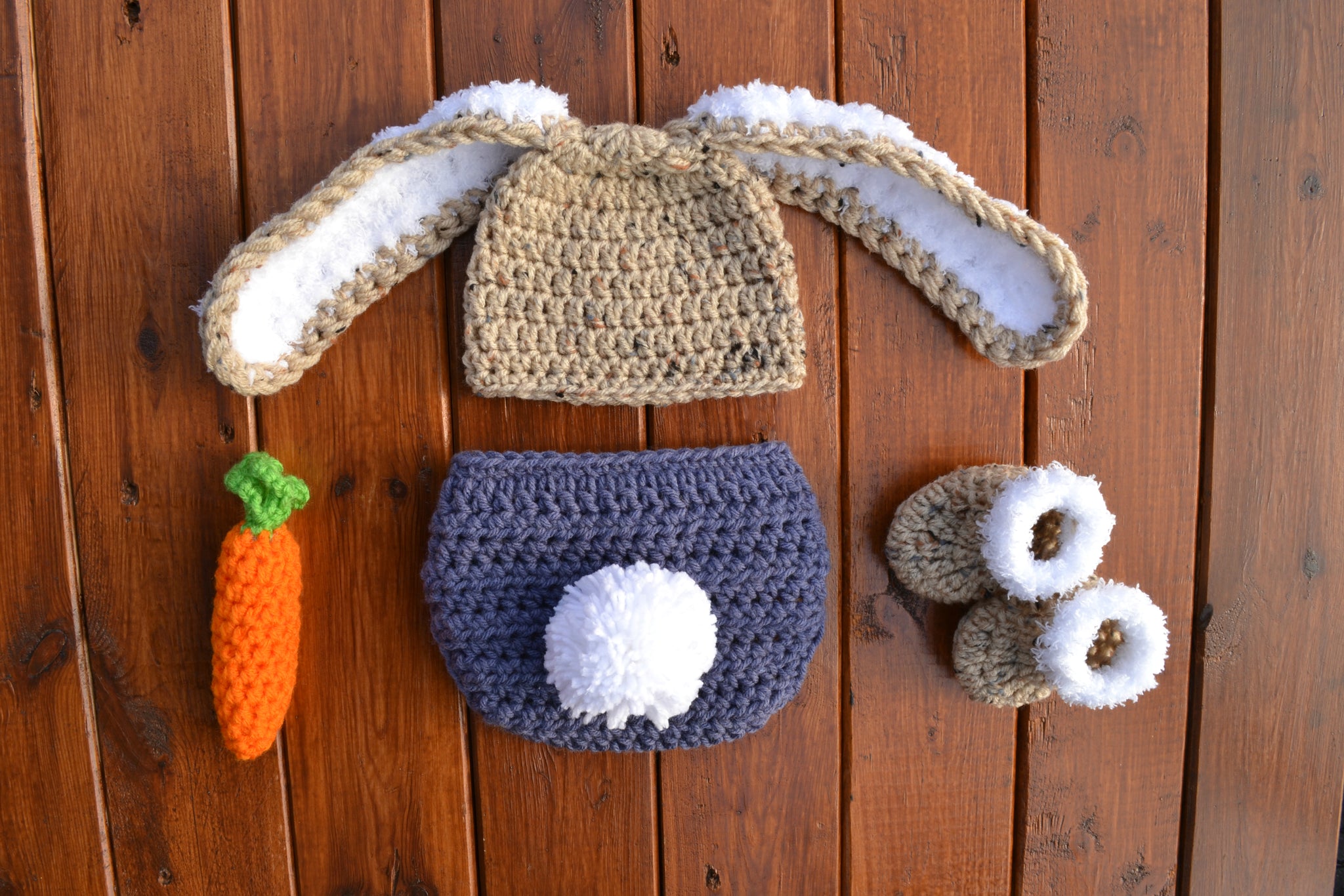 Newborn Bunny Outfit – CrochetBabyProps