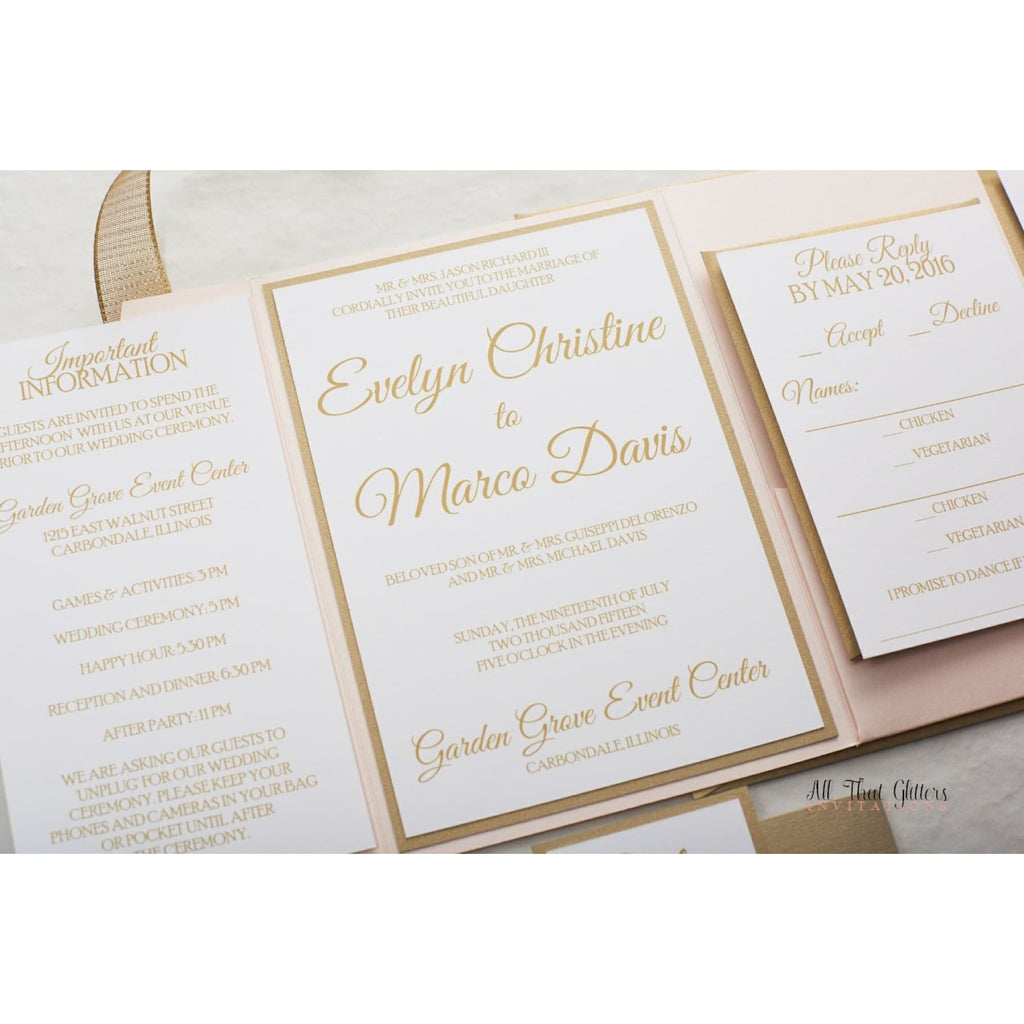 All That Glitters Invitations Buy Wedding Invitations Online