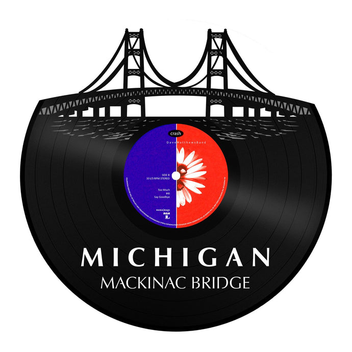 Mackinac Bridge Michigan Vinyl Wall Art