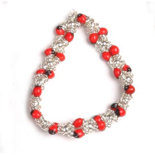 Classic 鈥淓cofriendly鈥 Stretchy Bracelet for Women w/Meaningful Seed Beads