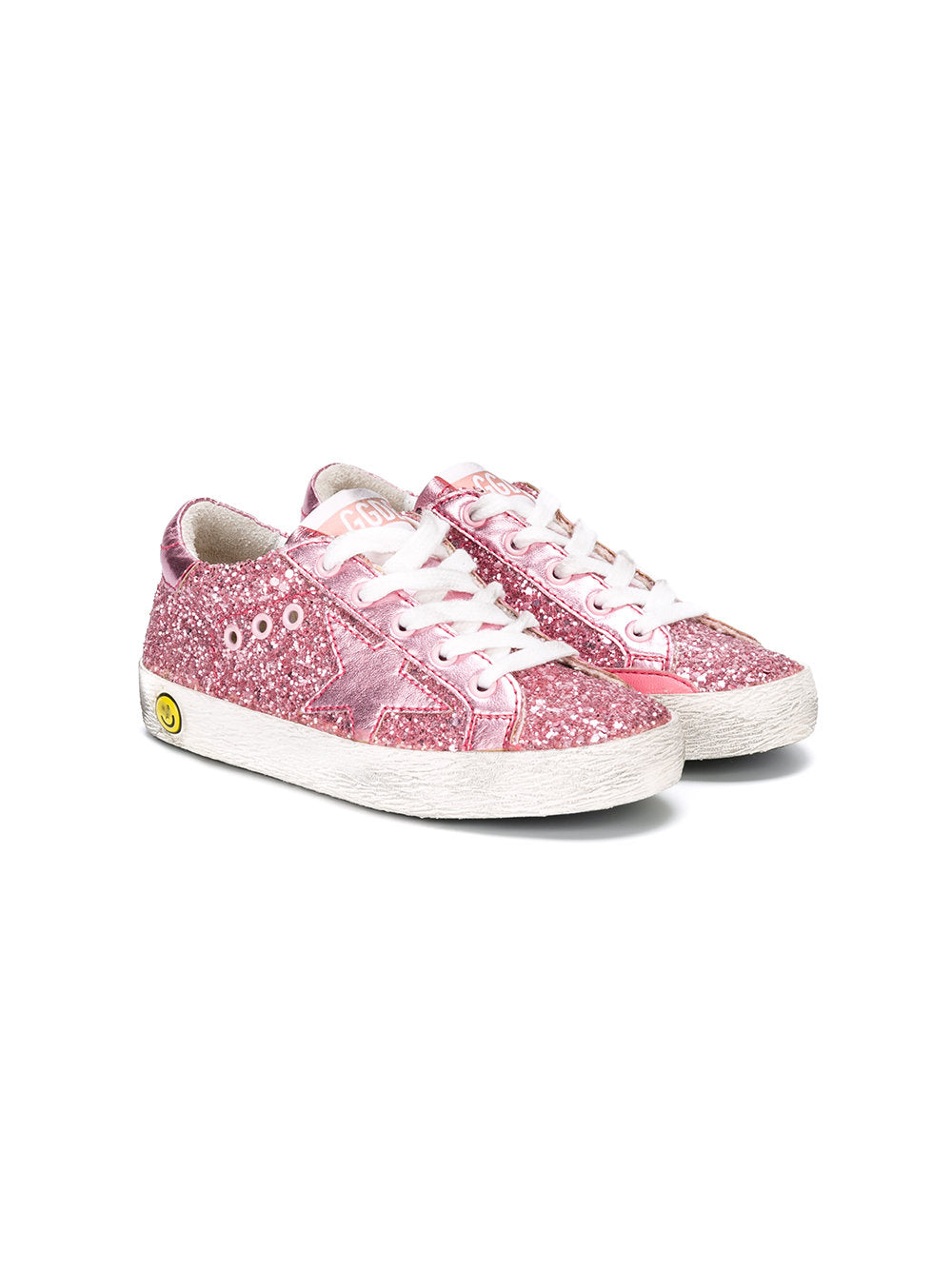 golden goose rosa glitter