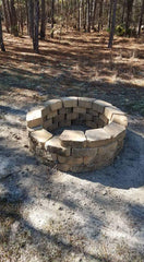 Firepit in the sand
