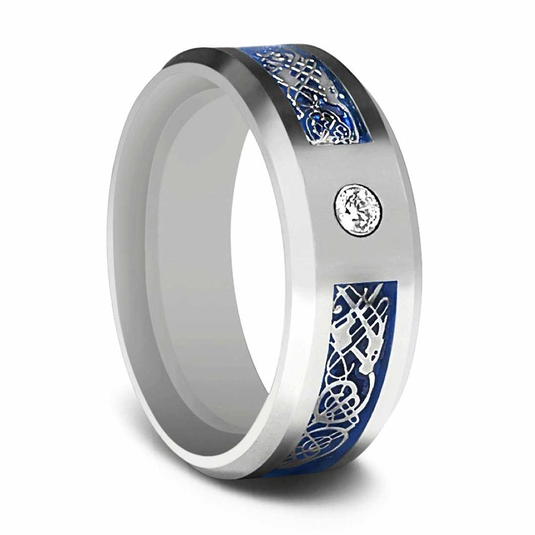 Mens Wedding  Silver Rings  Bands  for Men in Dubai 