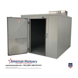 8' x 10' Walk-In Mortuary Morgue Cooler Model from American Mortuary Coolers.