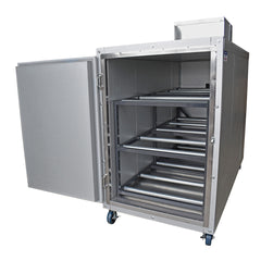 3 Body Oversized Mortuary Cooler with Interior Rolling Rack Model# 3BX