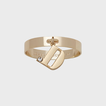 Louis Vuitton Monogram Yellow Gold Cocktail Band Ring