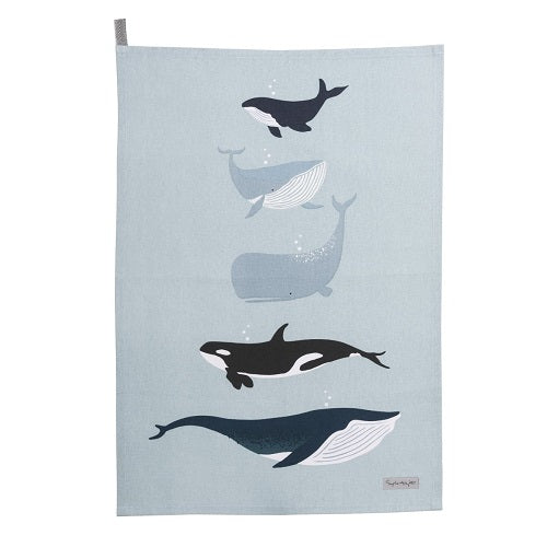 Whales Tea Towels (Set of Two)