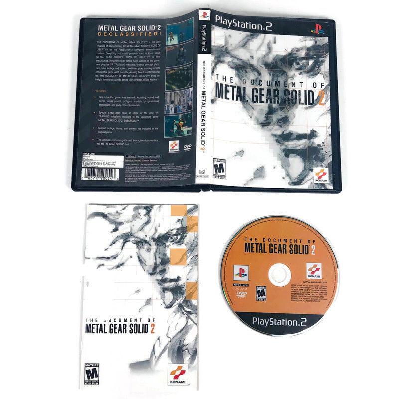 the document of metal gear solid 2