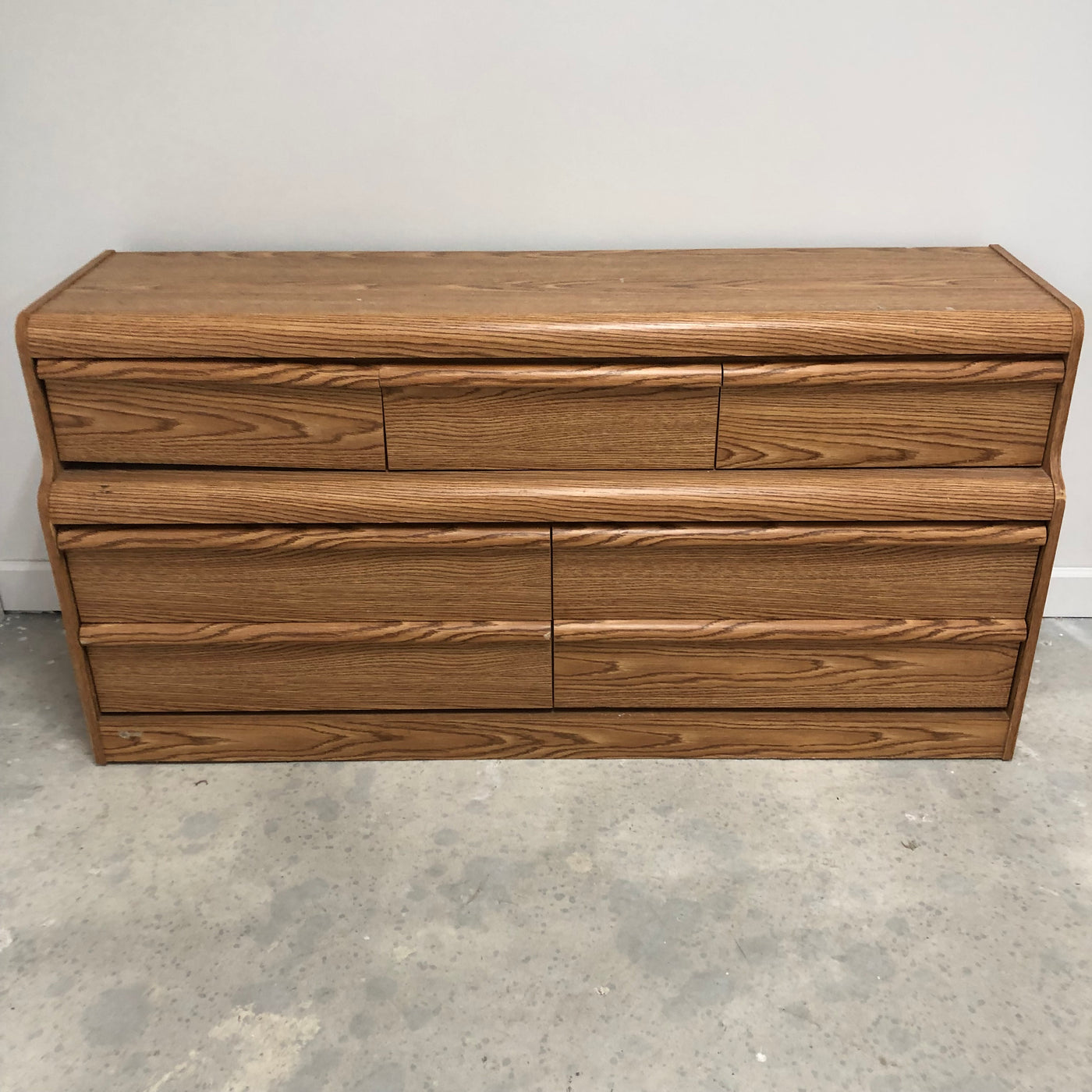 Replicated Wood Brown Long 7 Drawer Dresser M15sales Com