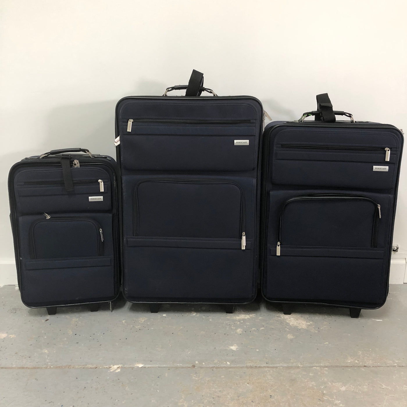 small luggage bag on wheels