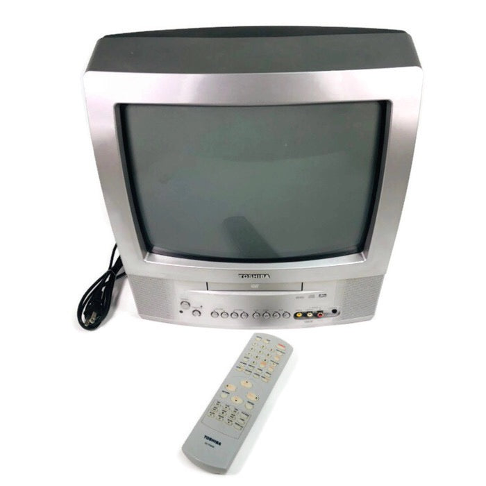 Toshiba 13 Crt Color Television Tv Dvd Combo W Remote M15sales Com