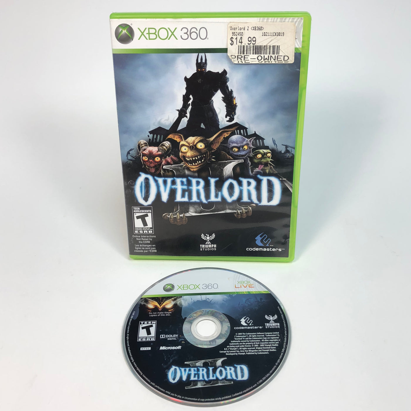 overlord 2 xbox 360