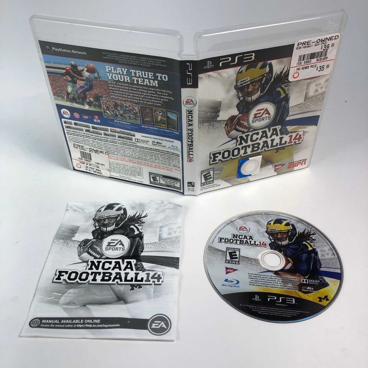 ncaa football 2014 ps3