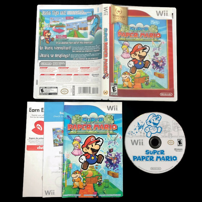 super paper mario wii price