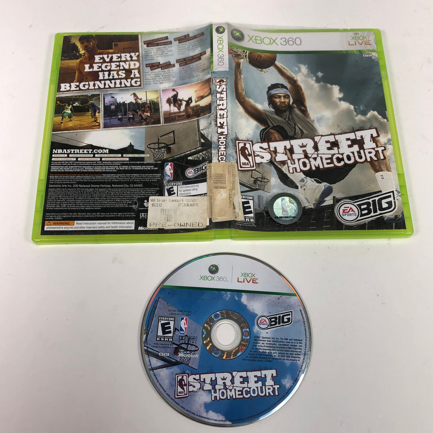 nba street homecourt xbox 360