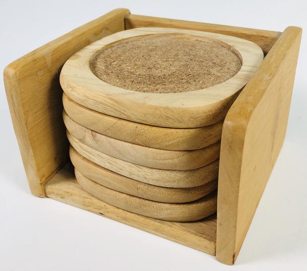 cork drink coasters