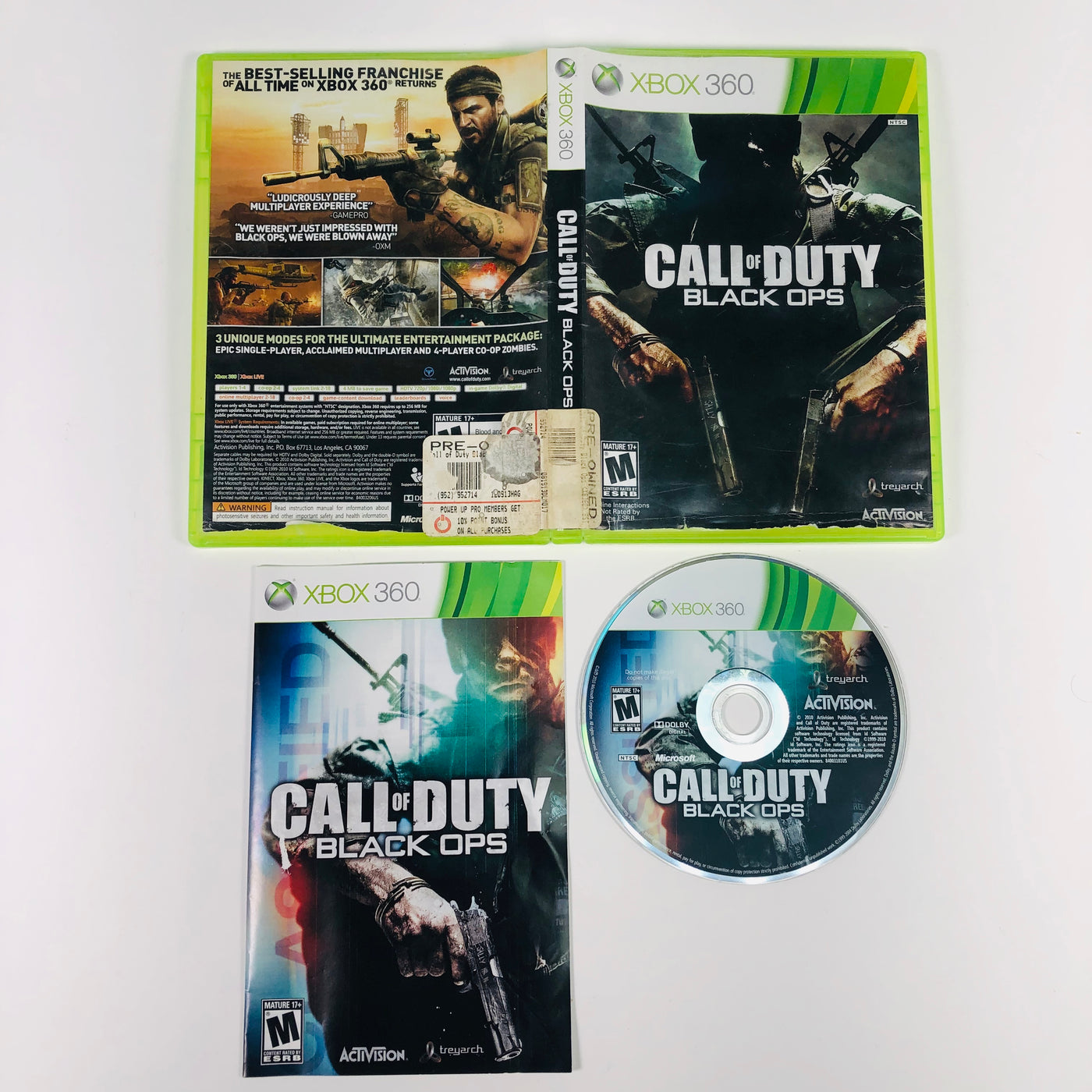 microsoft xbox 360 call of duty