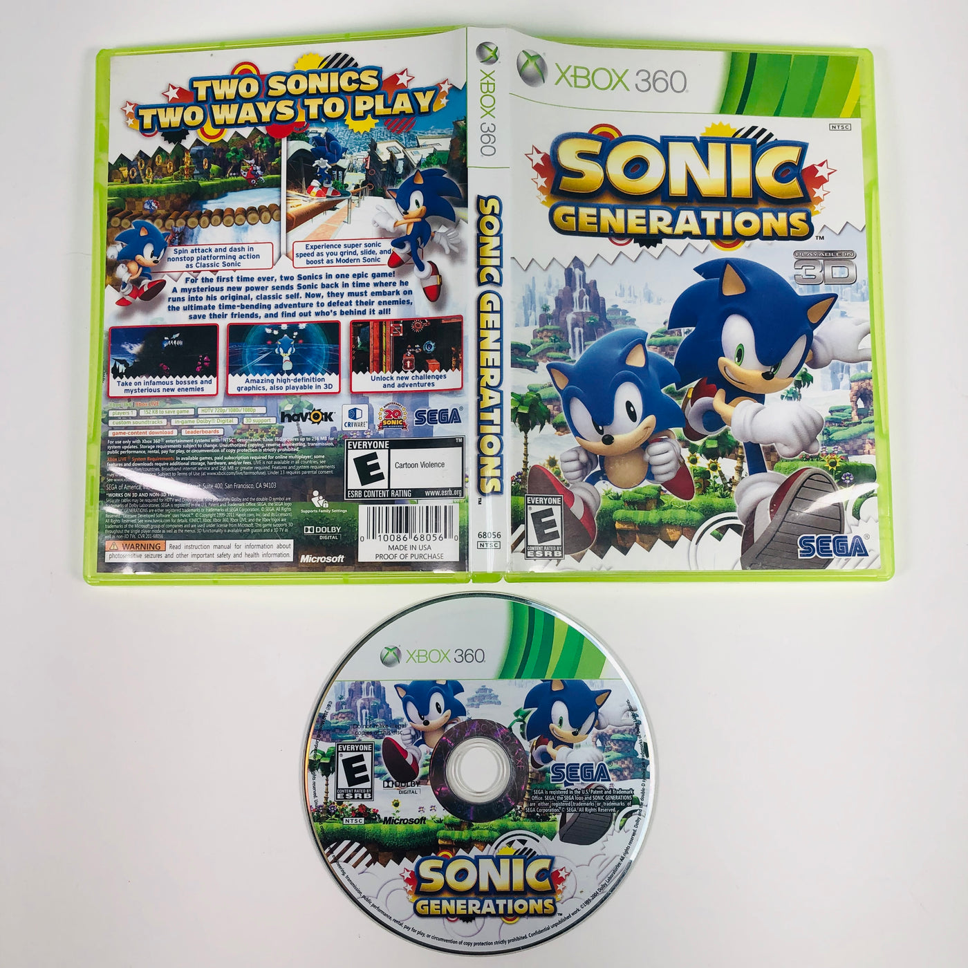 sonic generations xbox 360