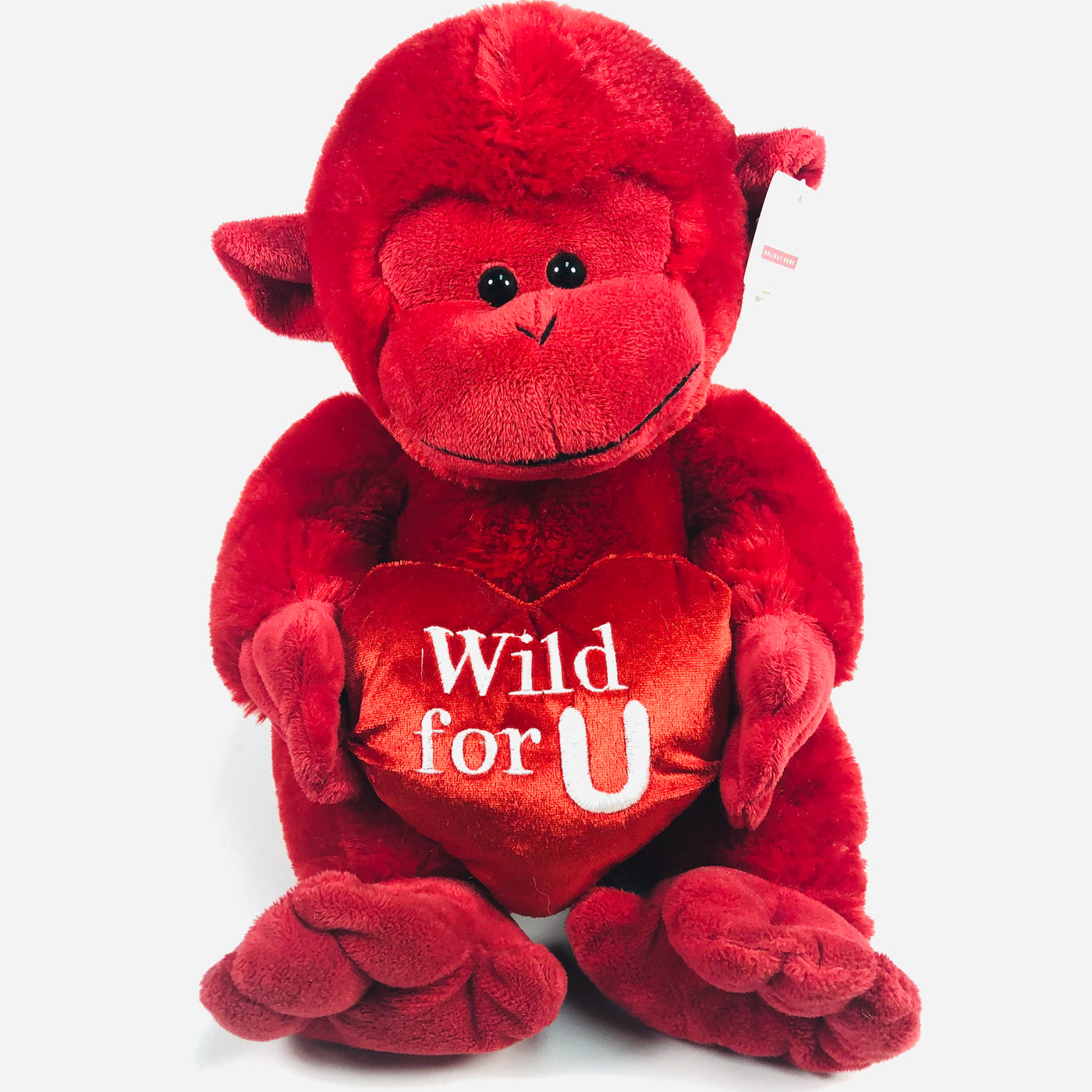 red stuffed monkey