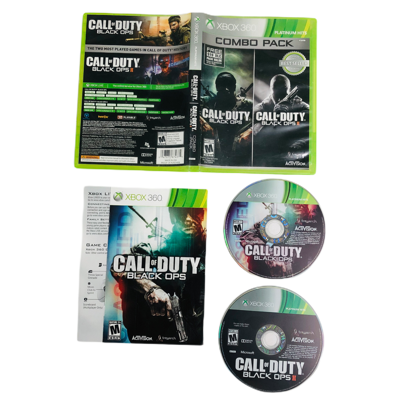 call of duty black ops combo pack