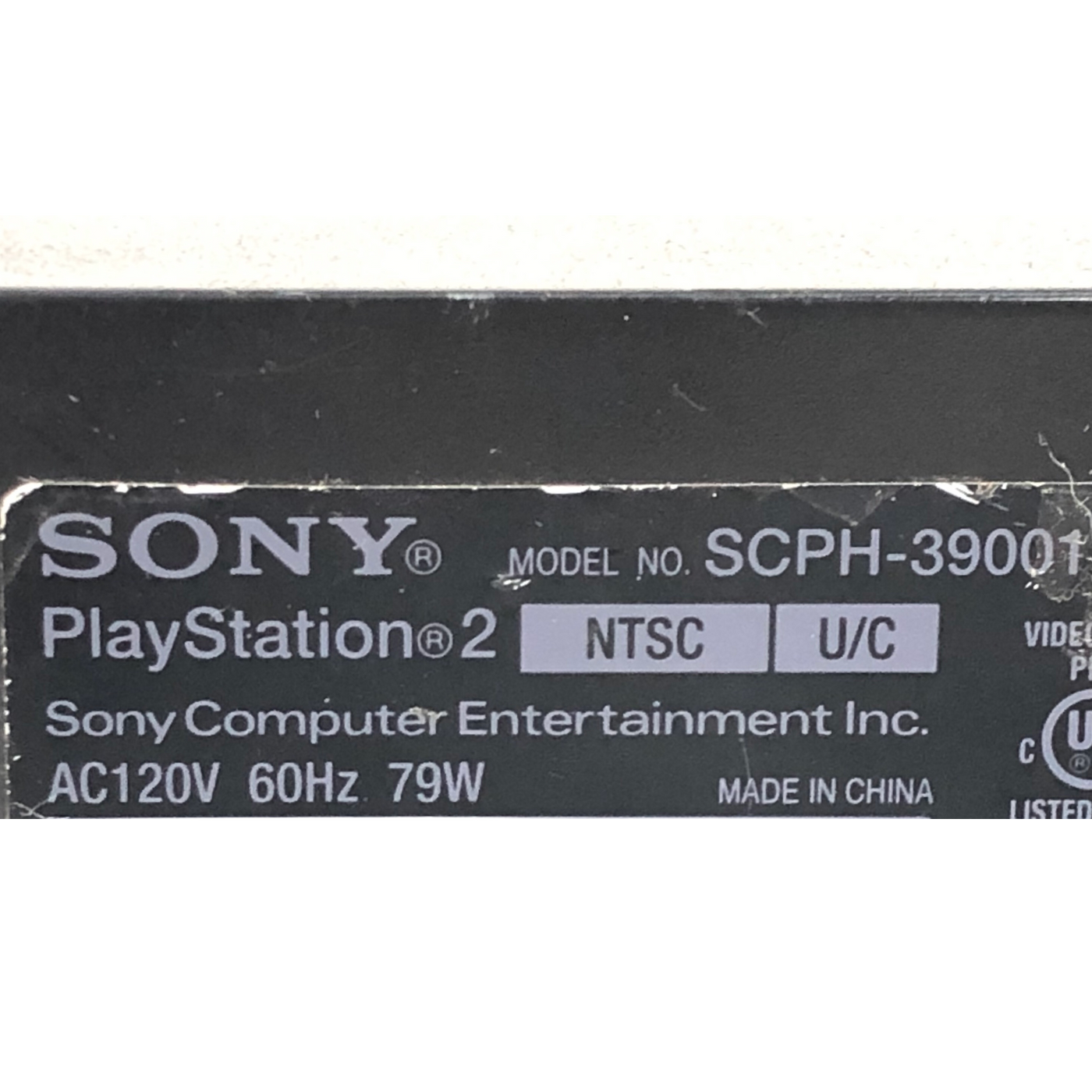 ps2 scph 39001