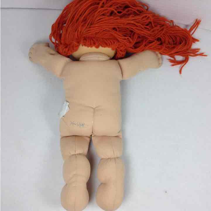 cabbage patch doll red hair blue eyes