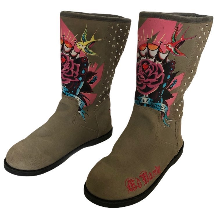 ed hardy boots new
