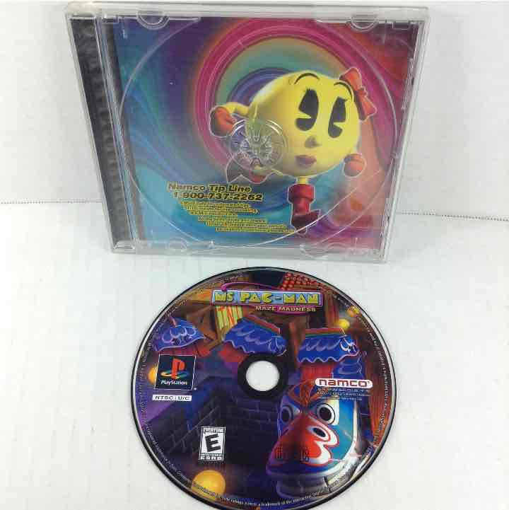 ms pac man maze madness ps1