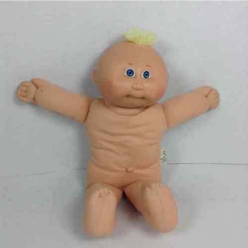 cabbage patch blonde hair blue eyes