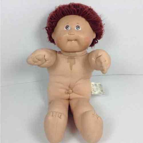 cabbage patch doll with teeth