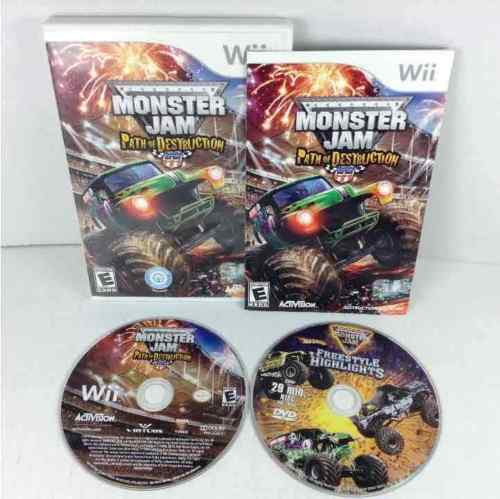 monster jam path of destruction wii