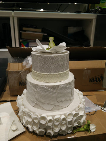 Our pad cake was a big hit at the show and was our WOW factor.  