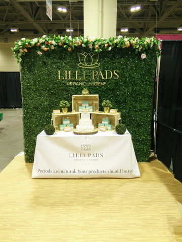 Our booth at the National Women's Show!