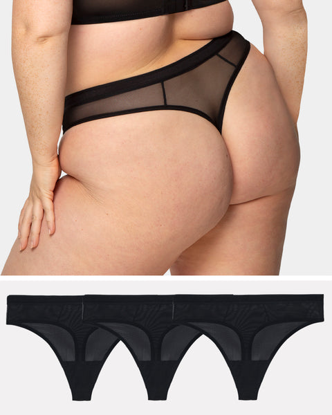 Morvia Women Surprised Panties Variety Pack Thong Cheeky Bikini Hipster  G-String Bulk Underwear Assorted