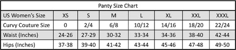 Panty Size Chart