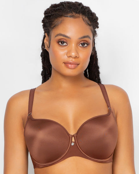Smooth Strapless Multi-Way Bra - Cocoa – Curvy Couture