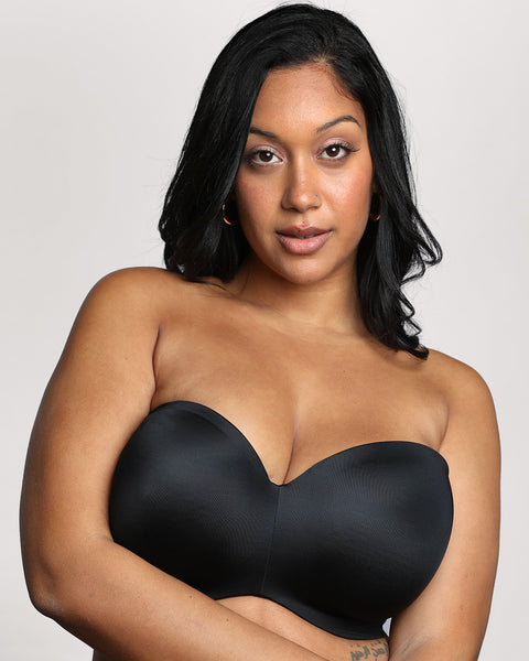 PEASKJP Plus Size Bras for Women Lightweight Push Up Wireless Bra