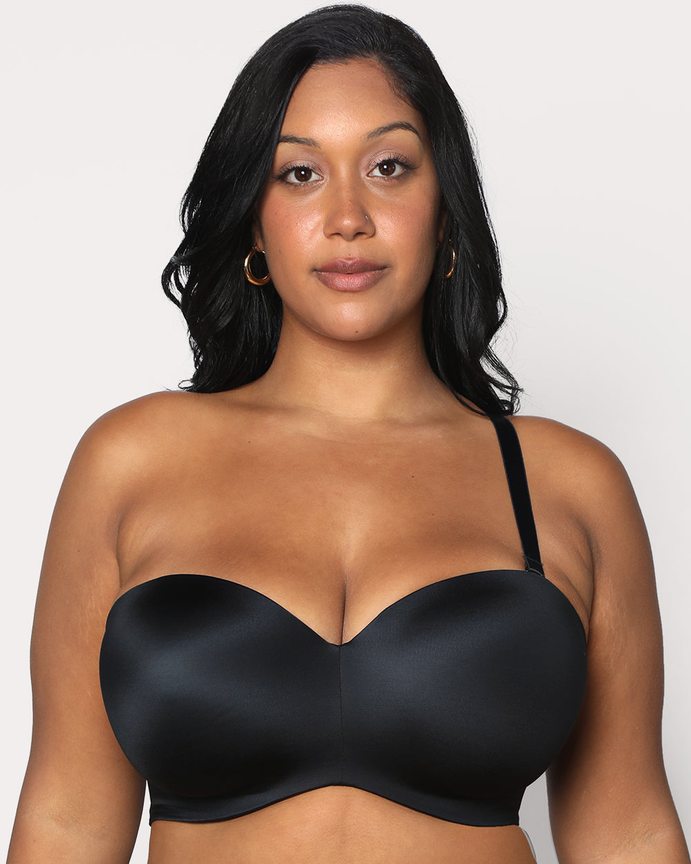 Smooth Strapless Multi-Way Bra - Black Hue