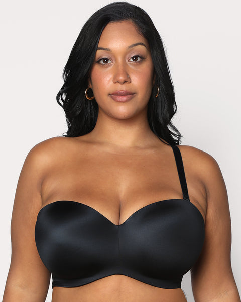 HORISUN Seamless Wireless Bras Longline Full Coverage Padded Bra for Women(Black  S) at  Women's Clothing store