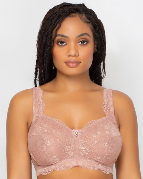 Thick Band Loop Lace Bralette (Sage) – Luxe Lizzies