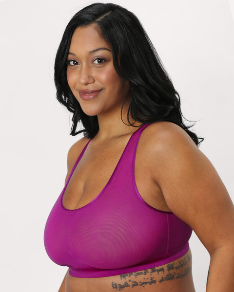 Curvy Couture Longline Comfort Bra Sun Kissed Coral – Victoria's Attic