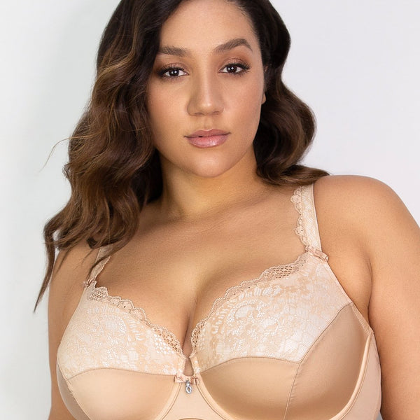 Tulip Lace Push Up - Champagne