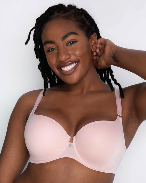 Sheer Mesh Full Coverage Unlined Underwire Bra - Blushing Rose – Curvy  Couture