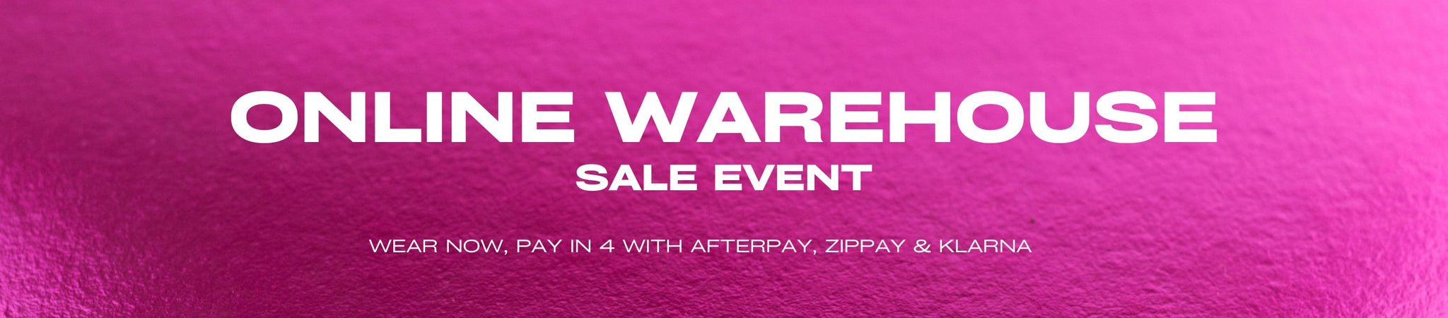 Online Warehouse Sale Event